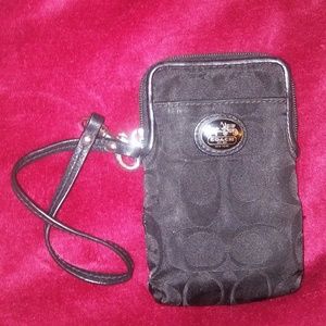 Coach Wallet/Wristlet/Coin Purse in Black